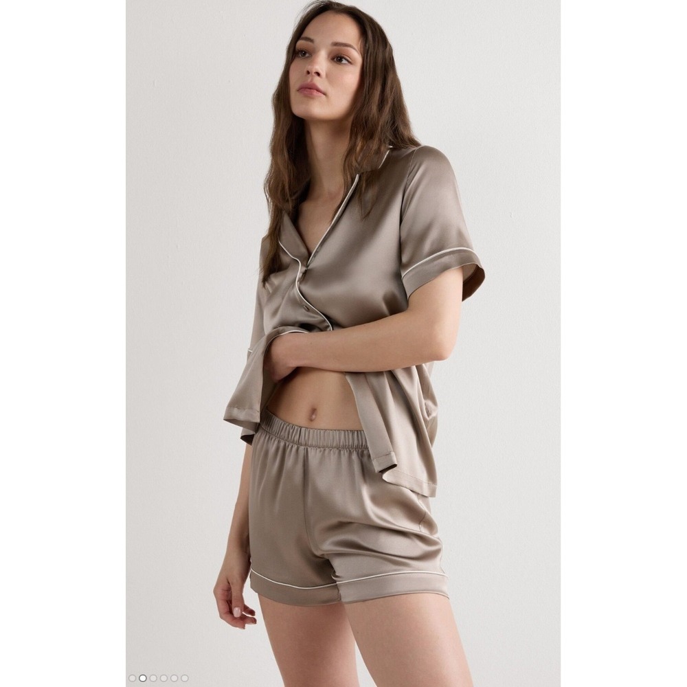 Intimissimi 100% Silk PJ Pajama Shorts Women's Medium